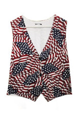 American Flag Waistcoat Costume